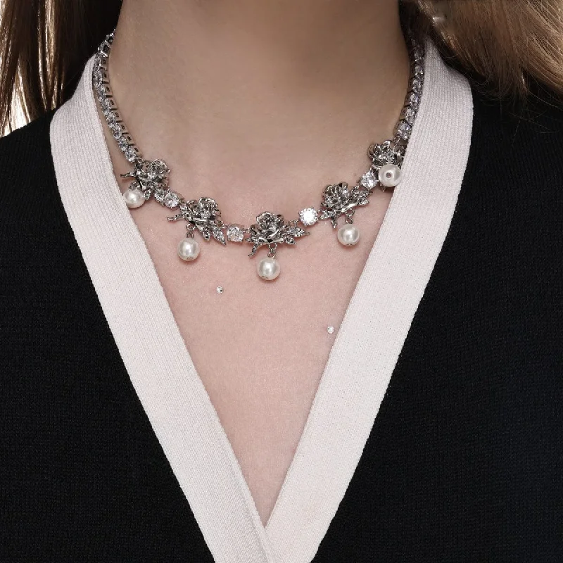 Special Sale On Handcrafted Jewelry – Shop Today Women's Lolita Beaded Metal Rose Necklace Special Sale On Handcrafted Jewelry – Shop Today Women's Lolita Beaded Metal Rose Necklace