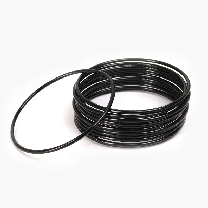 Best-Selling Jewelry Styles Now At Exclusive Discounts Women's Plain Bangle - Black Best-Selling Jewelry Styles Now At Exclusive Discounts Women's Plain Bangle - Black