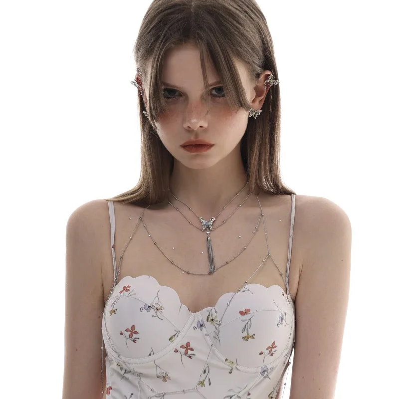 Luxury Jewelry At Unbeatable Discounts Women's Punk Beaded Layered Necklace