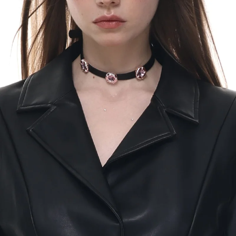 Bestselling Jewelry At Special Promotional Rates Women's Punk Flowers Buckle Choker