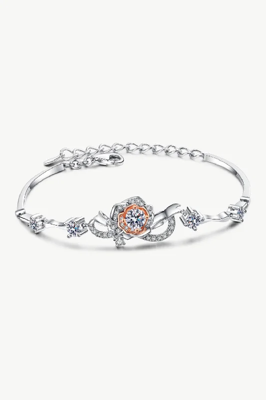Romantic Heart-Shaped Jewelry For Special Gifts 925 Sterling Silver Moissanite Bracelet Romantic Heart-Shaped Jewelry For Special Gifts 925 Sterling Silver Moissanite Bracelet
