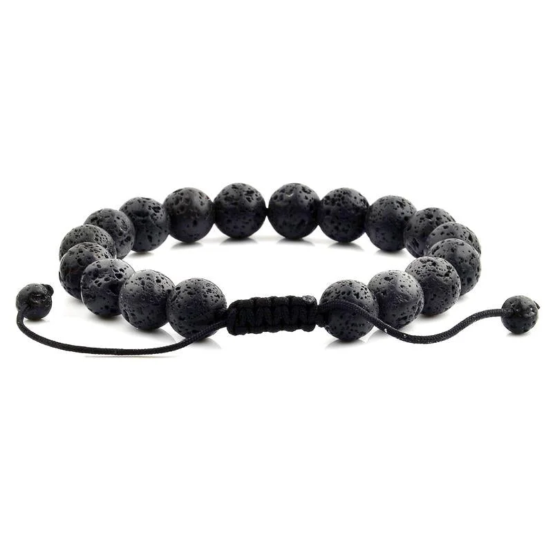 Elegant Jewelry, Exclusive Prices – Shop Now CRUCIBLE MEN'S 10MM NATURAL LAVA STONE BEAD ADJUSTABLE BRACELET Elegant Jewelry, Exclusive Prices – Shop Now CRUCIBLE MEN'S 10MM NATURAL LAVA STONE BEAD ADJUSTABLE BRACELET