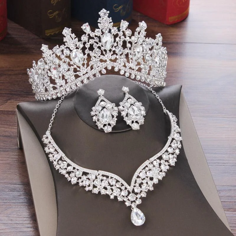 Luxury Jewelry Sale – Elegant Styles At Unbeatable Prices Crystal Water Drop Bridal Jewelry Sets Tiaras Crown Necklace Earrings Luxury Jewelry Sale – Elegant Styles At Unbeatable Prices Crystal Water Drop Bridal Jewelry Sets Tiaras Crown Necklace Earrings