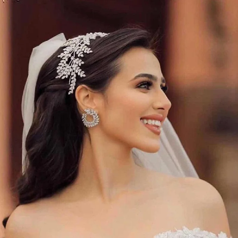 Luxury Jewelry Sale – Sparkle For Less Fashion Bride Headband Crystal Leaf Hair Band Luxury Jewelry Sale – Sparkle For Less Fashion Bride Headband Crystal Leaf Hair Band