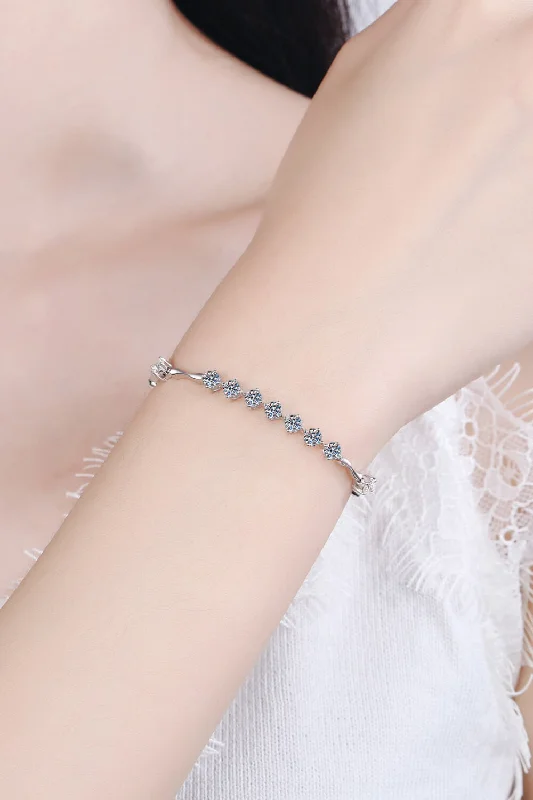 Premium Diamond Jewelry For Unforgettable Moments Moissanite 925 Sterling Silver Bracelet Premium Diamond Jewelry For Unforgettable Moments Moissanite 925 Sterling Silver Bracelet