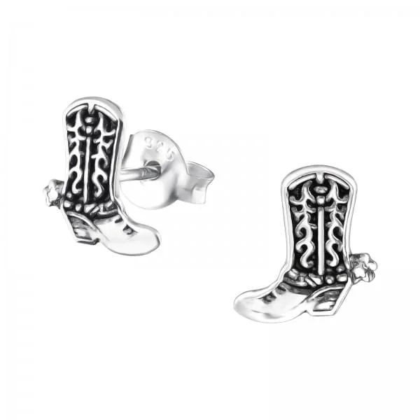 Bestselling Jewelry At Special Promotional Rates Silver Boots Stud Earrings