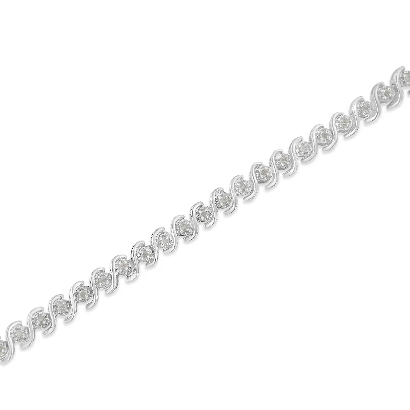 Best-Selling Jewelry Styles Now At Exclusive Discounts Sterling Silver 1ct TDW Rose-Cut Diamond S-Link Best-Selling Jewelry Styles Now At Exclusive Discounts Sterling Silver 1ct TDW Rose-Cut Diamond S-Link