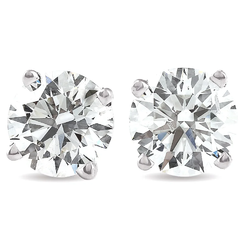 Grab Your Favorite Jewelry At The Lowest Prices 1 1/4 Ct Diamond Screw Back Studs 14k White Gold Lab Grown Eco Friendly