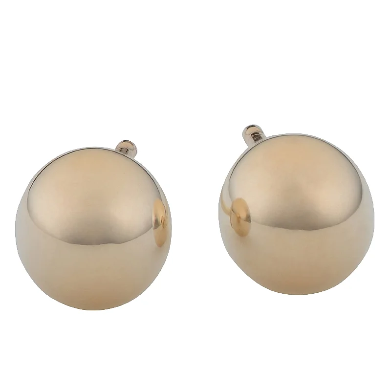 Exclusive Jewelry Sale – Sparkle For Less 10k Yellow Gold High Polish 6mm Stud Ball Earrings