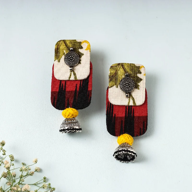 Modern Statement Jewelry For Bold Styling Handcrafted Fabart Earrings by Asalkaar