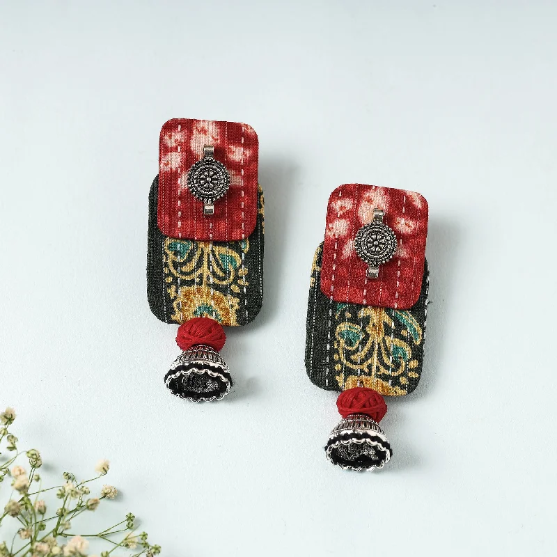 Delicate Crystal Jewelry For Sophisticated Charm Handcrafted Fabart Earrings by Asalkaar