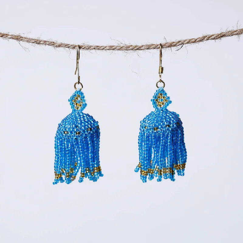Get Your Favorite Jewelry At The Best Price Neemuch Handmade Beadwork Jhumki Earrings by Pushpa Harit