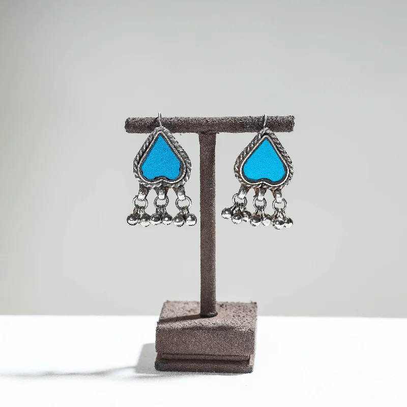 Elegant Jewelry Styles At Budget-Friendly Prices Antique Glass Encrusted Tribal GS Earrings