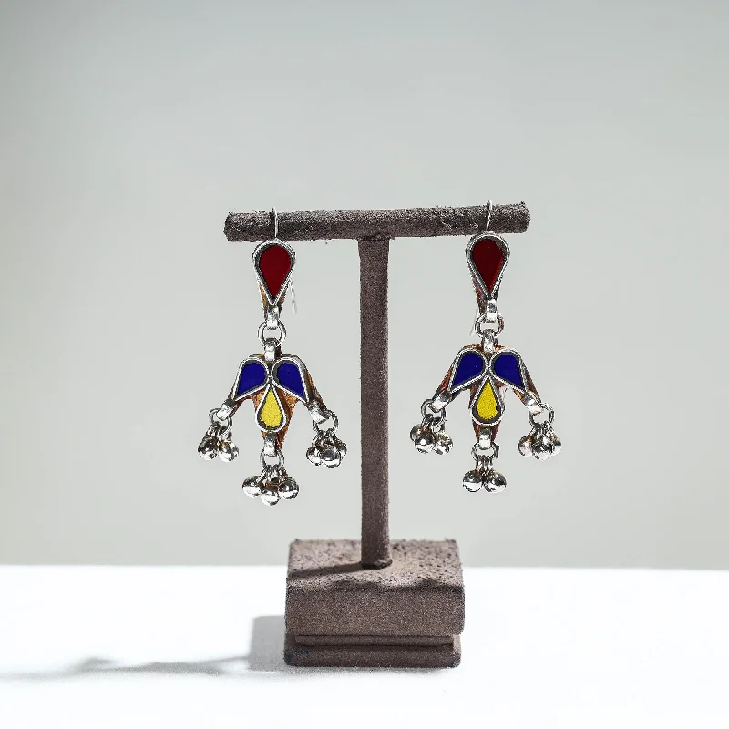 Fine Jewelry, Limited-Time Offers Available Antique Glass Encrusted Tribal GS Earrings