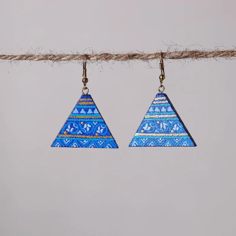 Shop High-Quality Jewelry At Jaw-Dropping Discounts Miniature Handpainted Wooden Earrings