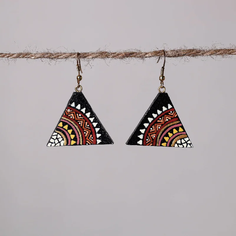 Shop Handcrafted Jewelry At Special Promotional Rates Miniature Handpainted Wooden Earrings
