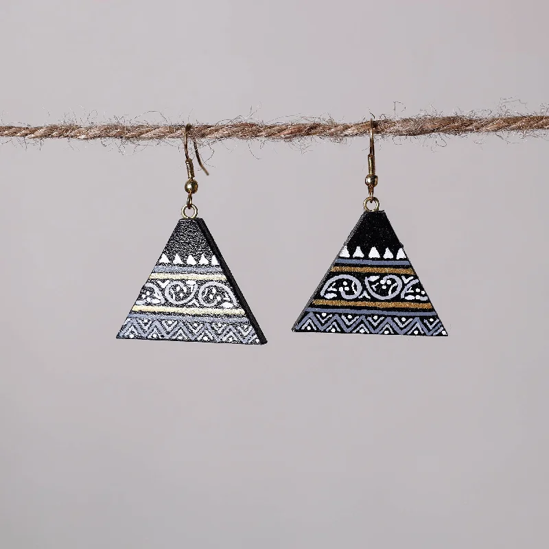 Exclusive Jewelry Sale – Grab Timeless Pieces Now Miniature Handpainted Wooden Earrings