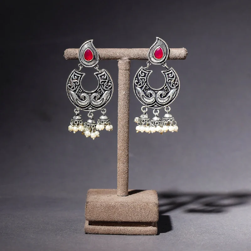 Jewelry Clearance Event – Last Chance For Stunning Deals Antique Silver Finish Oxidized Brass Base Earrings