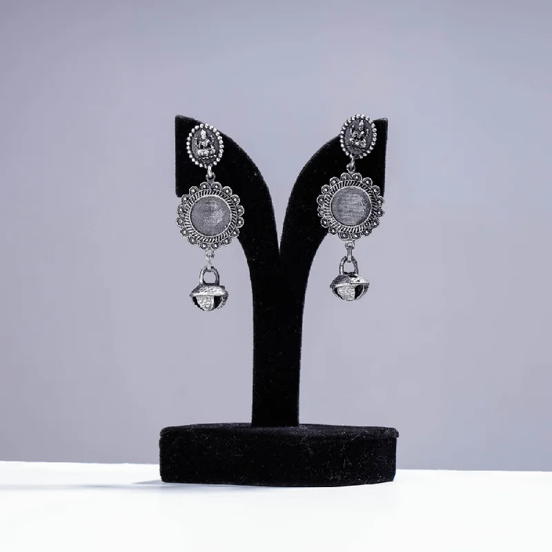 Best Jewelry Deals – Premium Quality At Exclusive Discounts Antique Silver Finish Oxidised Brass Base Earrings