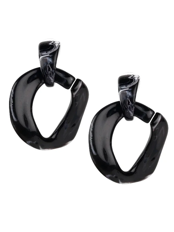 Shop Jewelry That Shines Without The High Price Odette Women Black Hoop Earrings