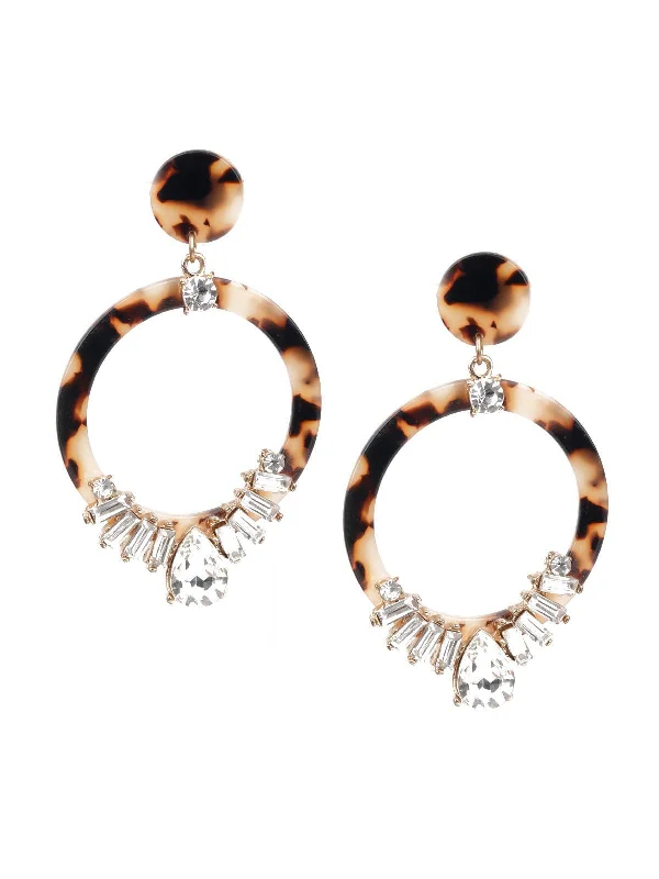 Special Jewelry Deals – Upgrade Your Collection Odette Women Brown Hoop Earrings