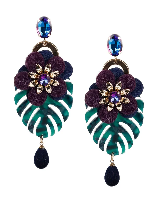 Shop Dazzling Jewelry At The Best Prices Odette Women Classy Multicolored Dangle Earrings