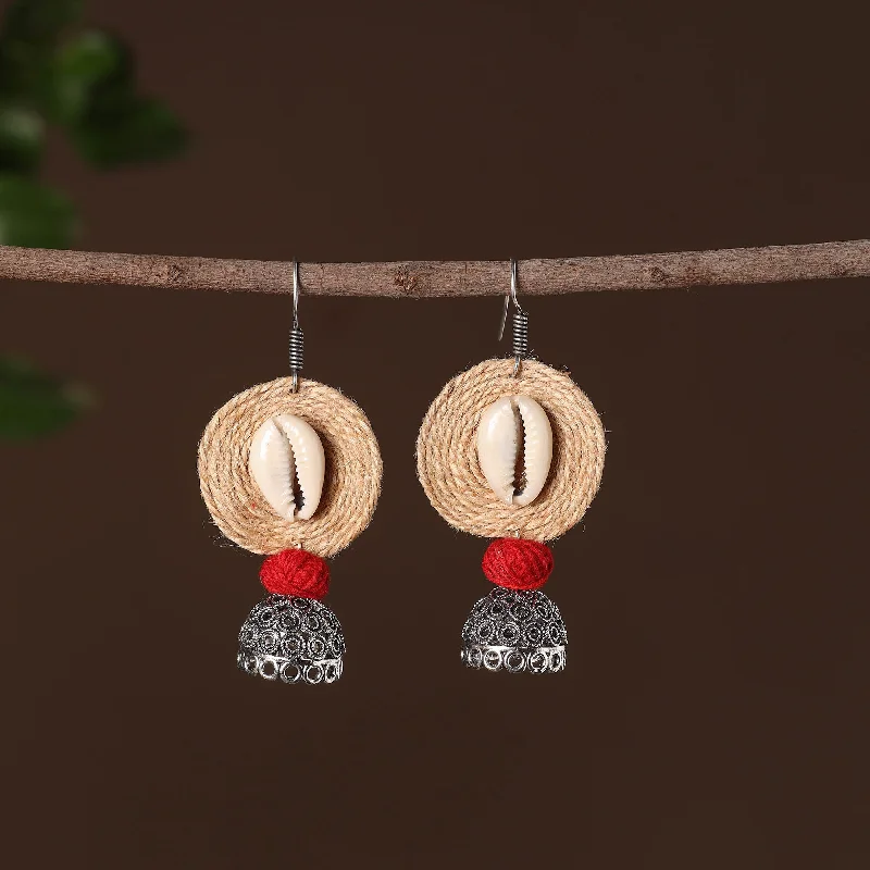Elegant Designs, Unbeatable Discounts – Shop Jewelry Now Eshani German Silver Jute Jhumki Earrings Elegant Designs, Unbeatable Discounts – Shop Jewelry Now Eshani German Silver Jute Jhumki Earrings