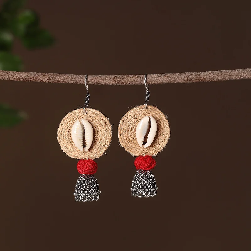 Elegant Jewelry, Exclusive Prices – Shop Now Komal German Silver Jute Jhumki Earrings