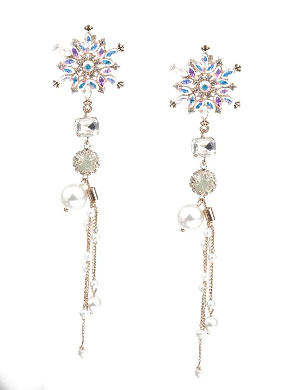 Limited-Stock Jewelry Sale – Shop Before It's Gone Odette Women Multicolor Floral Dangler Earring