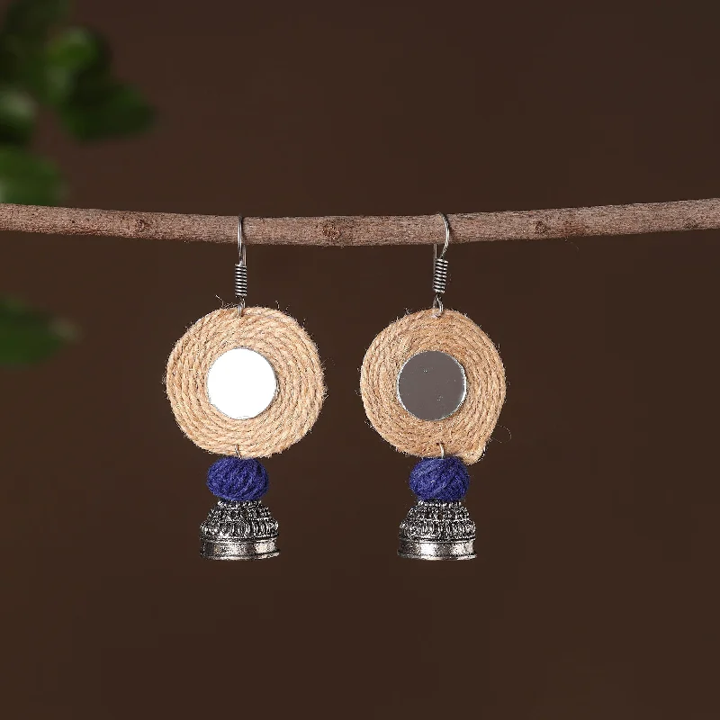 Don't Miss Our Biggest Jewelry Sale Of The Season Sneha German Silver Jute Jhumki Earrings Don't Miss Our Biggest Jewelry Sale Of The Season Sneha German Silver Jute Jhumki Earrings