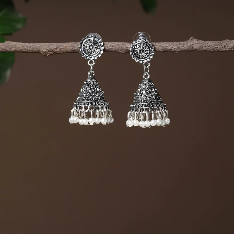 Affordable Luxury Jewelry – Style At A Great Price Sunaina Handcrafted GS Jhumki Bead Work Earrings