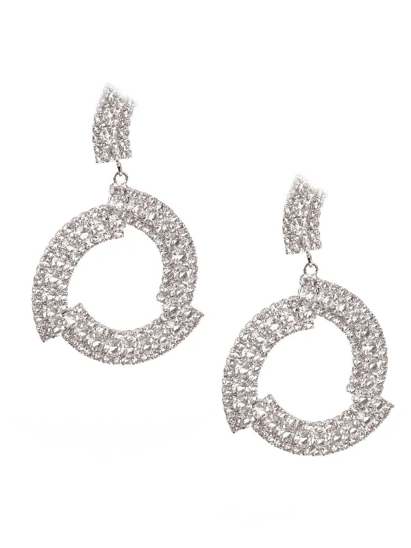 Limited Stock On Premium Jewelry At Low Prices Odette Women Sunshine Big White Hoop Earrings