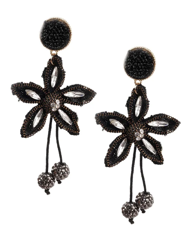 Exclusive Jewelry Bundles At Discounted Rates Odette Women Sunshine Black Dangle Earrings