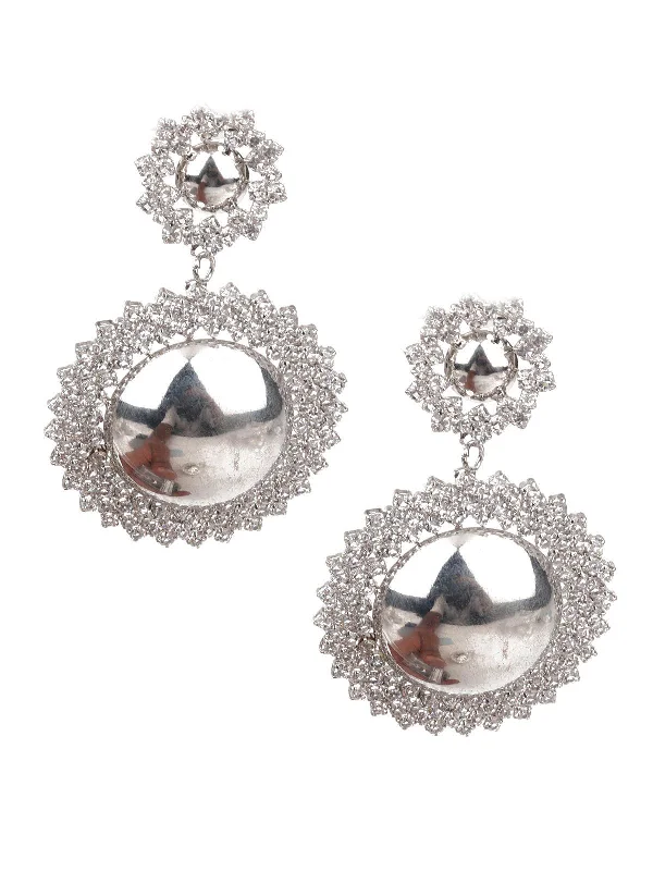 Handmade Pearl Jewelry For Timeless Elegance Odette Women Sunshine Silver Color Dangle Earrings