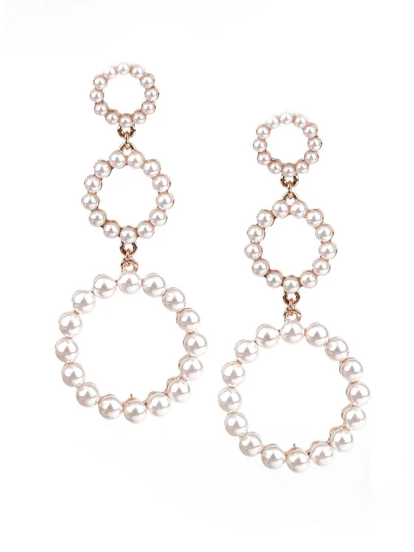 Affordable Glamour – Premium Jewelry At Special Prices Odette Women Sunshine White Dangle Earrings