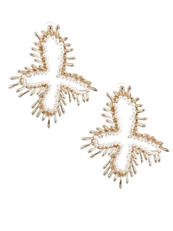 Personalized Jewelry At Special Discount Rates Odette Women Sunshine White Stud Earrings