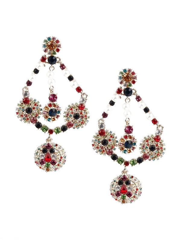 Trending Jewelry Styles Now At Limited-Time Discounts Odette Women Trendy Multicolored Dangle Earrings