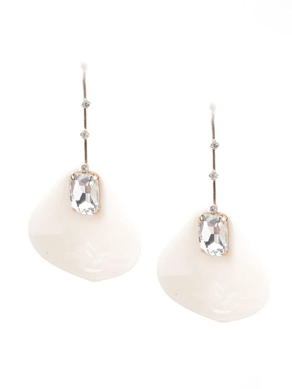Bestselling Jewelry At Special Promotional Rates Odette Women Trendy White Dangle Earrings