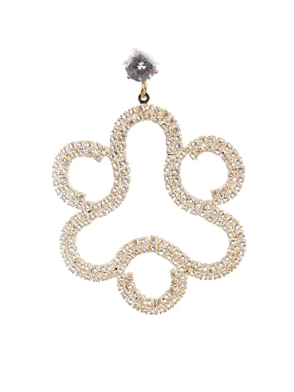 Your Perfect Accessory Now At The Best Price Odette Women White Stone Dangler Earring