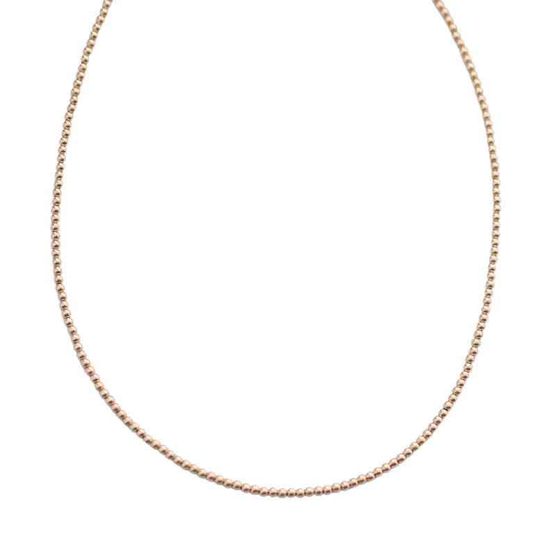 Elegant Necklaces And Bracelets At Limited-Time Offers 2MM 14K Gold-Filled Ball Beaded Choker/Necklace Elegant Necklaces And Bracelets At Limited-Time Offers 2MM 14K Gold-Filled Ball Beaded Choker/Necklace