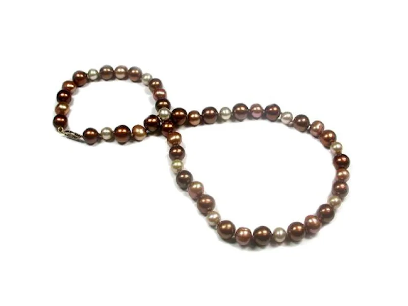 Beautiful Jewelry, Breathtaking Discounts – Hurry In Latte Freshwater Pearl Necklace Beautiful Jewelry, Breathtaking Discounts – Hurry In Latte Freshwater Pearl Necklace