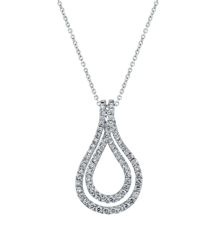 Affordable Elegance – Premium Jewelry At Special Prices Double Pear Row Diamond Necklace Affordable Elegance – Premium Jewelry At Special Prices Double Pear Row Diamond Necklace