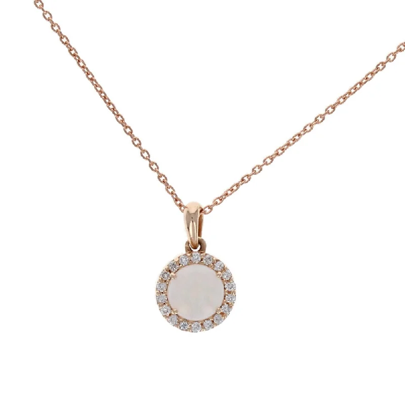 Grab Your Favorite Jewelry At The Lowest Prices Round Rose Gold Opal Diamond Pendant Grab Your Favorite Jewelry At The Lowest Prices Round Rose Gold Opal Diamond Pendant
