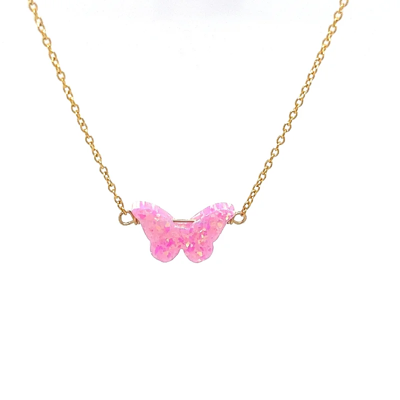 Limited Stock On Premium Jewelry At Low Prices bara boheme | "BUTTERFLY" Opal Necklace Limited Stock On Premium Jewelry At Low Prices bara boheme | "BUTTERFLY" Opal Necklace