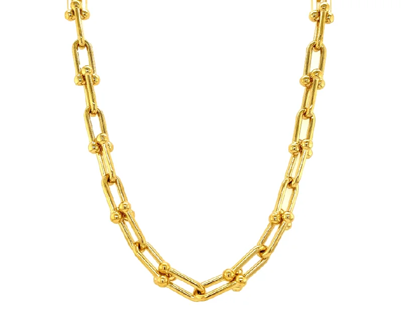 Affordable Glamour – Premium Jewelry For Less Large "HARDWARE" Gold Plated Necklace Affordable Glamour – Premium Jewelry For Less Large "HARDWARE" Gold Plated Necklace