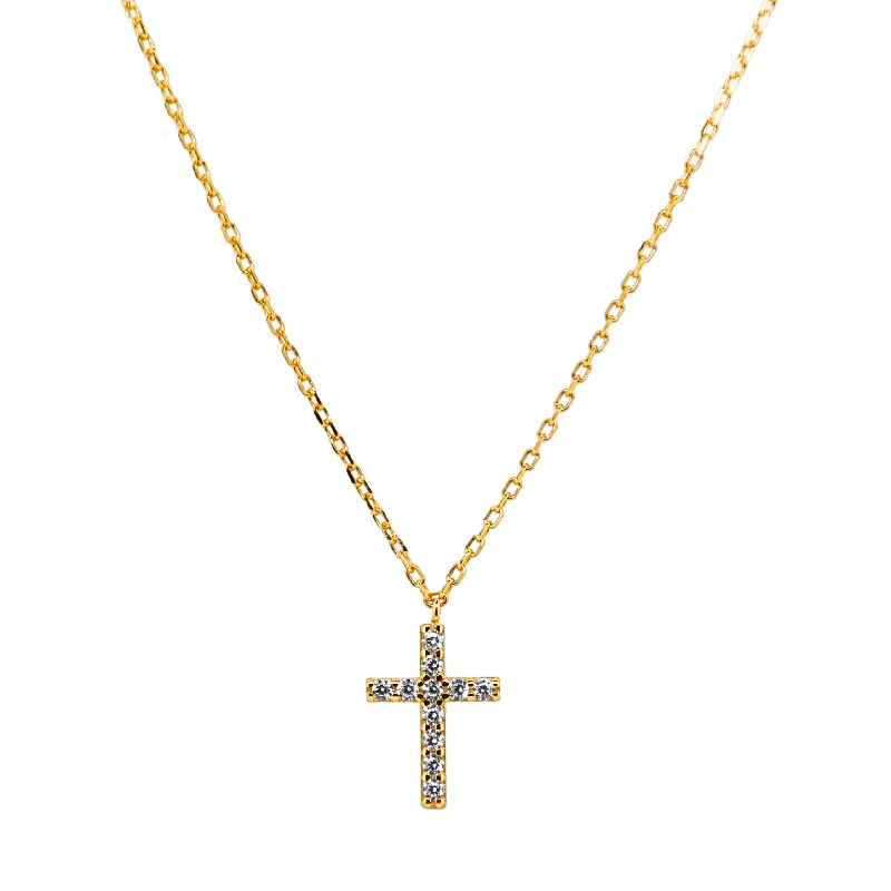 Jewelry Sale – Exclusive Styles At Lower Prices "CHRISTINA" Large Cross Pave CZ Necklace Jewelry Sale – Exclusive Styles At Lower Prices "CHRISTINA" Large Cross Pave CZ Necklace