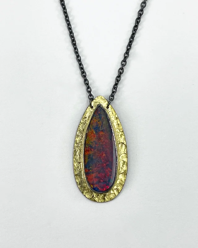 Shop Dazzling Rings, Earrings, And More At Special Discounts Heather Guidero Teardrop Opal Necklace Shop Dazzling Rings, Earrings, And More At Special Discounts Heather Guidero Teardrop Opal Necklace