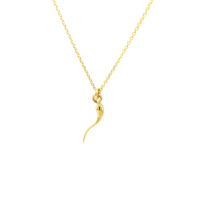 Sparkle In Style With Our Best Jewelry Deals bara boheme | "ITALIAN HORN" Charm on Gold-Filled Chain Necklase Sparkle In Style With Our Best Jewelry Deals bara boheme | "ITALIAN HORN" Charm on Gold-Filled Chain Necklase