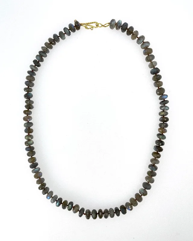 Breathtaking Jewelry, Breathtaking Prices Lena Skadegard Labradorite Rondells Necklace Breathtaking Jewelry, Breathtaking Prices Lena Skadegard Labradorite Rondells Necklace