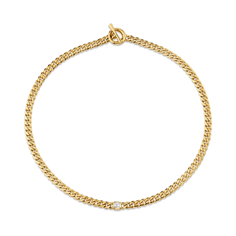 Luxury Jewelry At Unbeatable Discounts Queen Asscher Cut Diamond Hollow Cuban Choker | Ready to Ship Luxury Jewelry At Unbeatable Discounts Queen Asscher Cut Diamond Hollow Cuban Choker | Ready to Ship
